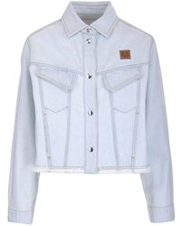 KENZO Jean and denim jackets for Women - Up to 60% off | Lyst