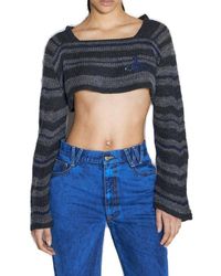 Vivienne Westwood - Bedrock Cropped Knitted Top - Lyst