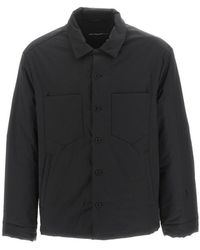 Neil Barrett - Long-sleeved Buttoned Padded Shirt Jacket - Lyst