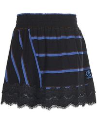 Koche - Striped Mini Skirt - Lyst