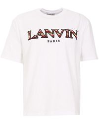 Lanvin Curb Logo T-shirt - White