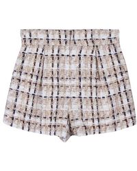 IRO - Pontos High Waisted Tweed Shorts - Lyst