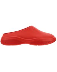 Prada Mellow Slip-on Sandals - Red