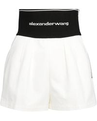 Alexander Wang - Logo Waistband Shorts - Lyst