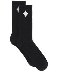 Marcelo Burlon Cross Socks - Black