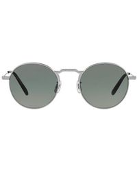 Oliver Peoples Round Frame Sunglasses - Metallic