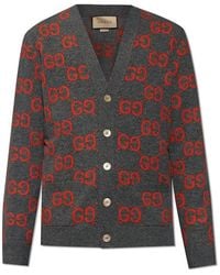 Gucci - Buttoned Cardigan, - Lyst
