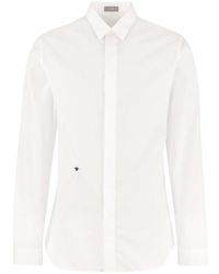 Dior - Bee Embroidered Long-Sleeved Shirt - Lyst