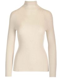 Fabiana Filippi - Long-Sleeved Turtleneck Knitted Jumper - Lyst