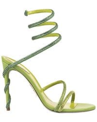 Rene Caovilla - René Caovilla Cleo Embellished Slip-on Sandals - Lyst