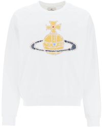 Vivienne Westwood - Orb Printed Crewneck Sweatshirt - Lyst