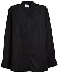 Isabel Marant - Britten Embroidered-detailed Long-sleeved Shirt - Lyst