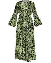 Diane von Furstenberg - Dress With Silk Finish - Lyst