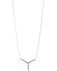 Y. Project - Mini Y Chain Necklace - Lyst