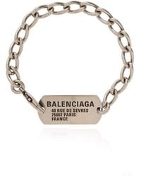 Balenciaga - Logo Bracelet - Lyst