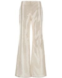 Alberta Ferretti - Sequin Pants - Lyst