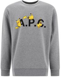 A.P.C. - "pokémon Pikachu" Sweatshirt - Lyst