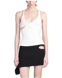 Courreges - Twist 90's Rib Tank Top - Lyst