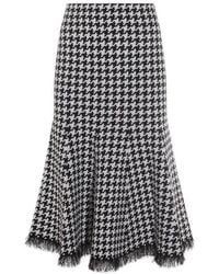 McQueen - Patterned Skirt - Lyst
