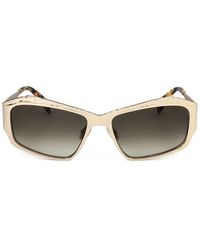 Lanvin - Rectangular Frame Sunglasses - Lyst