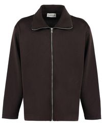 Lanvin - Stand Up Collared Zipped Jacket - Lyst