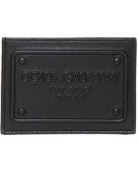 Dolce & Gabbana - Logo Embossed Card Holder - Lyst