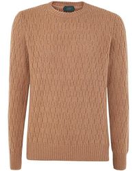 Zanone - Long-sleeved Crewneck Knitted Jumper - Lyst