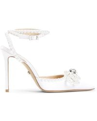 Mach & Mach - Bow Embellished Pointed Toe Pumps - Lyst
