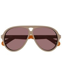 Chloé - Aviator Frame Sunglasses - Lyst