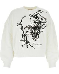 McQueen - Cotton Sweatshirt - Lyst