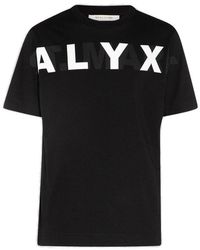 1017 ALYX 9SM - Black Cotton T-shirt - Lyst