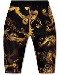 Versace - Shorts With Logo, - Lyst