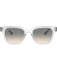 Ray-Ban - Rb4323 Square Frame Polarised Sunglasses - Lyst