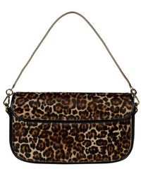 【送料&関税込】A.P.C. Grace Leopard Printed Clutch Bag A.P.C. Grace Leopard-Print Crossbody Bag in Natural | Lyst