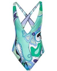 Emilio Pucci - Printed Swimsuit - Lyst