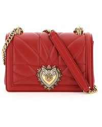 Dolce & Gabbana Devotion Crossbody Mini Bag - Red