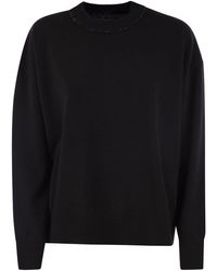 Fabiana Filippi - Crew-Neck Sweater With Sequins - Lyst