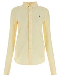 Polo Ralph Lauren - Logo Embroidered Long-sleeved Shirt - Lyst