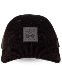 Loewe - Corduroy Hat With Logo - Lyst