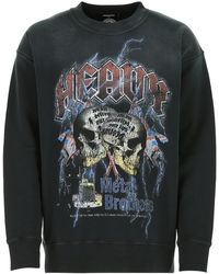 black graphic sweater