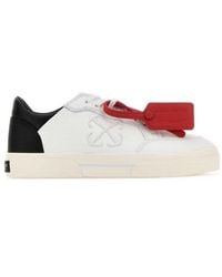 Off-White c/o Virgil Abloh - New Low Vulcanized Lace-up Sneakers - Lyst