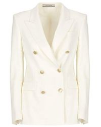 Tagliatore - Double Breasted Tailored Jacket - Lyst