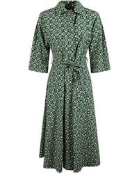 Weekend by Maxmara - Printed Cotton Dress - Lyst