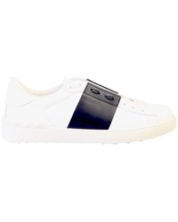 valentino open low top patent sneaker