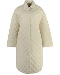 Totême - Padded Diamond-quilted Cocoon Coat - Lyst