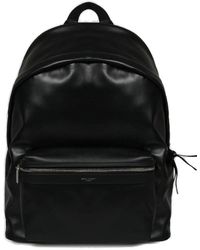 Saint Laurent City Zip-up Backpack - Black