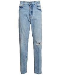 DSquared² - Distressed Light Palm Beach Wash 642 Jeans - Lyst