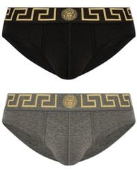 Versace - Two-Pack Briefs - Lyst