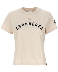 Courreges - Ac Straight Printed T-shirt - Lyst