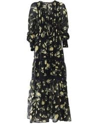 ERMANNO FIRENZE - Floral Printed Dress - Lyst